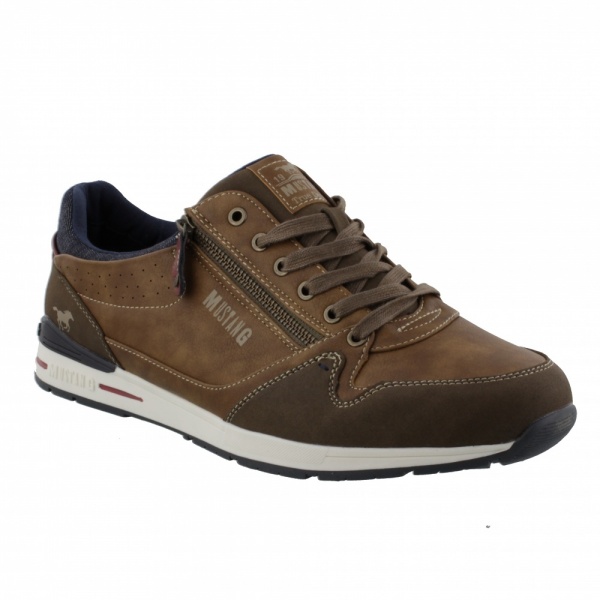 Mustang Marius Trainers Light Brown